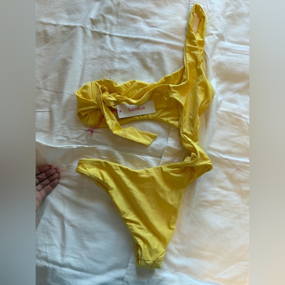 Yellow Women's Swimsuit - Picture 3 of 3